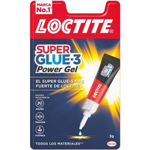 Loctite Adhesivo contacto Super Glu-3  - GEL -  3gr. 2640067