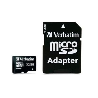 Verbatim Memoria Flash Micro SDHC 32GB clase 10 con adaptador - 44083