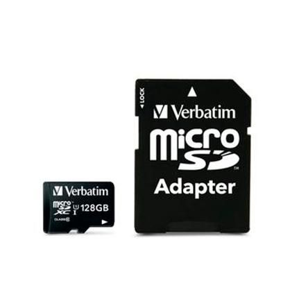 Verbatim Memorias Flash Micro SDHC 128GB clase 10 con adaptador - 44085