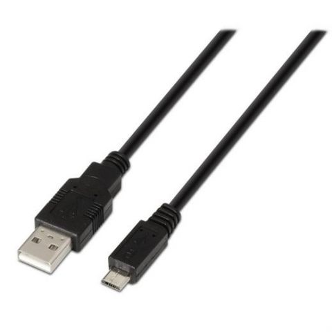 Aisens Cable USB 2.0 tipo A/M - USB micro B/M negro 1,8m - A101-0028