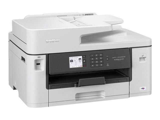 Brother Impresora multifunción MFC-J5340DWE - 4 x 1 - color - chorro de tinta - A3 - hasta 28 ppm (impresión) - 250 hojas - 14.4 Kbps - USB 2.0 - LAN - Wi-Fi(n) - USB