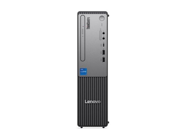 Lenovo ThinkCentre neo 50s Gen 5-12XD001YS- SFF Core i3 i3-14100 / hasta 4.7 GHz - RAM 8 GB - SSD 256 GB - TCG Opal Encryption 2, NVMe - grabadora de DVD - UHD Graphics 730 - Gigabit -Ethernet - Win 11 Pro - monitor: ninguno - teclado: español - negro (chasis), gris (bísel) - Lenovo TopSeller - con 1 año de asistencia de Lenovo in situ.
