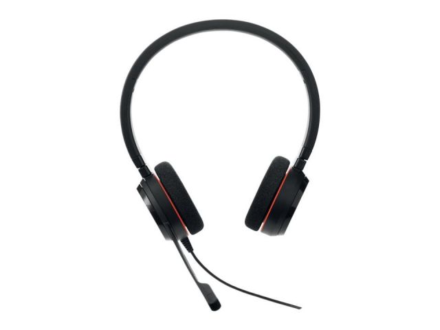 Jabra auricular Evolve 20MS Estéreo- 4999-823-169 en oreja- cableado-USB-C -USB-A- aislamiento de ruido- certificado para Equipos Microsoft