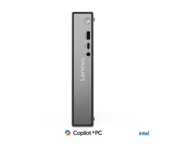 Lenovo ThinkCentre neo 50q Gen 6 13HR - Copilot- PC - pequeño Core Ultra 7 256V- hasta 4.8 GHz - RAM 16 GB -SSD 512 GB - TCG Opal Encryption 2, NVMe - Intel Arc Graphics 140V - Gigabit- Ethernet Bluetooth 5.2, IEEE- 802.11ax -Wi-Fi 6- Win 11 Pro - monitor: ninguno -  español - negro - 1 año de asistencia de Lenovo in situ -