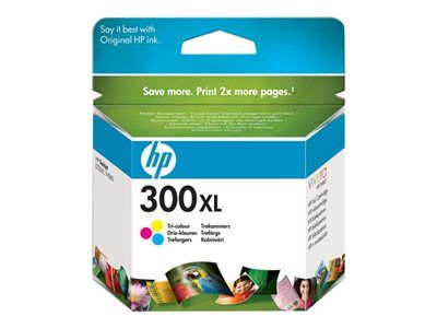 HP cartucho de tinta tricolor 300XL CC644EE D2560-F4224 440 páginas
