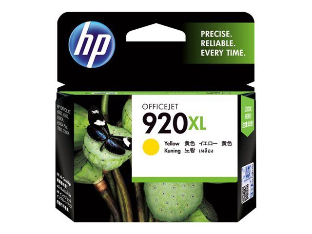 HP cartucho de tinta amarillo 920XL CD974AE OFFICEJET 6500 700páginas