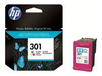 HP cartucho de tinta tricolor 301 - CH562EE - 165 páginas