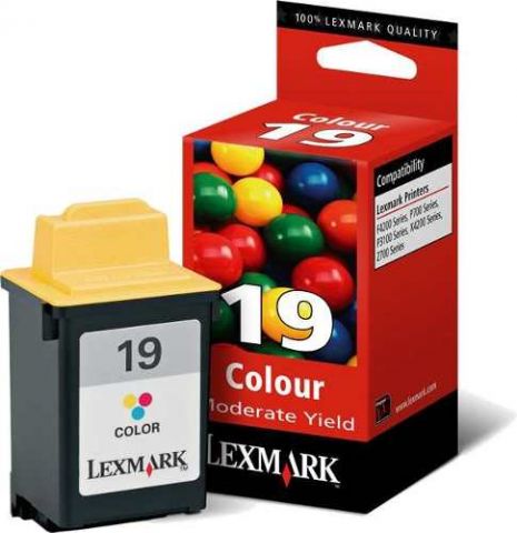 Lexmark cartucho de tinta color 19 15M2619 260 páginas