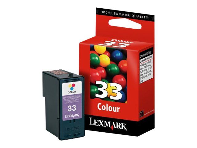 Lexmark cartucho de tinta color 33 18CX033E 190 páginas