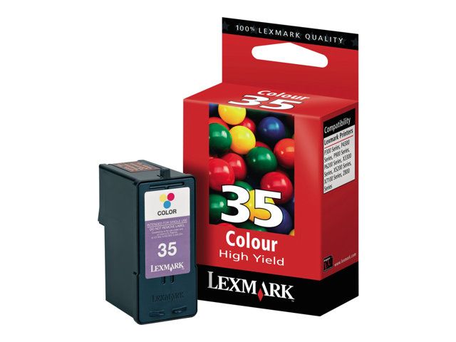 Lexmark cartucho de tinta color 35 18C0035 500 páginas