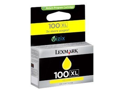 Lexmark cartucho de tinta amarillo 100XL 14N1071E  600 páginas