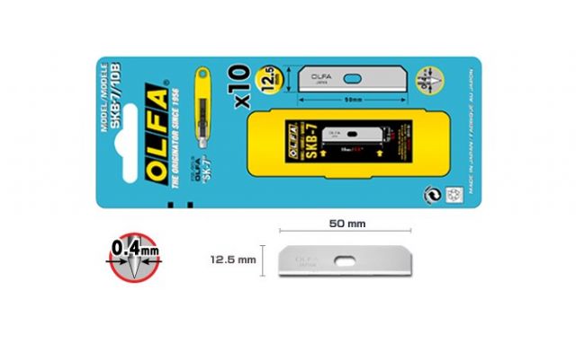 Olfa cuhillas hoja ancha SKB-7/SKB-2 12,5MM