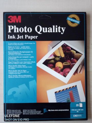 3M Papel A4 CM2111 fotográfico 90gr. 20 hojas