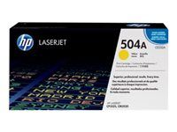 HP toner amarillo 504A CE252A 7000 páginas LaserJet CM3530 MFP, CM3530fs MFP, CP3525, CP3525dn, CP3525n, CP3525x