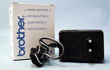 Brother Adaptador alimentador de corriente AC 7V 1,2 A Modelo G para rotuladora eléctrica Brother