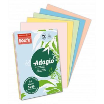 A4 liso 80Gr  500 hojas color pálido salmón