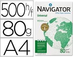 Navigator papel blanco A4 80gr. fibra virgen - 0472UN Universal - CIE 169 - 500hojas