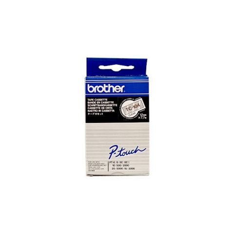 Brother cinta rotuladora TC104 oro/trans. 12mm x 7m