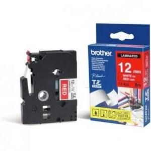 Brother cinta rotuladora TZ435 rojo/blanco 12mm x 7m