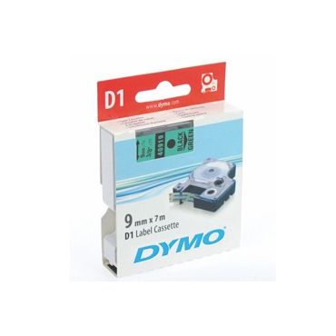 Dymo cinta rotuladora 40919 negro/verde 9mm x 7m