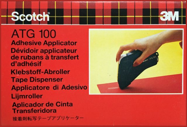 3M Portarrollo Scotch ATG-100 para cinta adhesivas transferidoras - para rollos de 12mm. de ancho