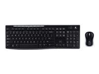 Logitech kit teclado+raton esp. 920-004513 MK270 inalámbrico USB negro