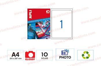 Apli etiquetas 02926 glossy 199,6X289,1 10H