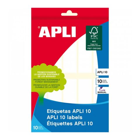 Apli etiquetas 01893 en paquete 20 X75 35U