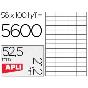 Apli etiquetas 01284 I/L/F/52,5X21,2 100H