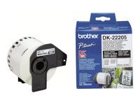 Brother etiquetas DK22205 62mmx30,48m continuo