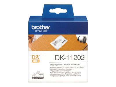 Brother etiquetas DK11202 62mmx100mm Envio (300unidades)