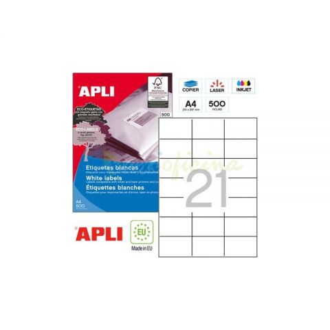 Apli etiquetas 01779 I/L/F 70mm x 42,4mm 500 hojas