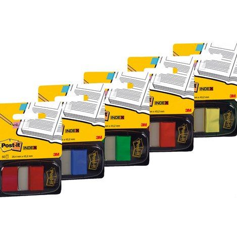 3M Post-it index 680-3 1 pulgada verde