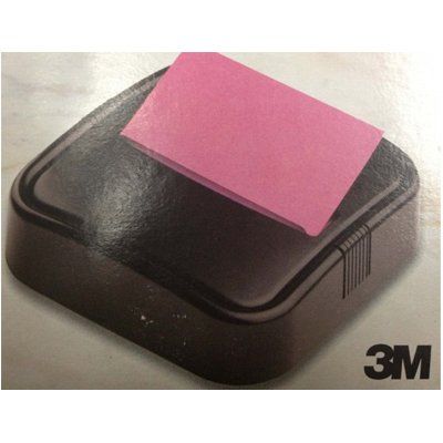 3M Porta notas C-303 negro + Bloc 100 notas R-330N 654 Z-Z