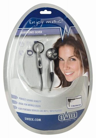 Sweex Auricular HM105 conector mini jack 2,5mm. stereo -  MP3 - MP4