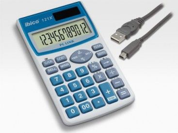 Ibico calculadora 121X solar USB conectable a pc como teclado numérico - compatible con W98/2000/XP